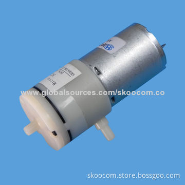 Air Suction Pump, 6.0, 12.0 and 24.0V DC Rated Voltage, 60dB Noise